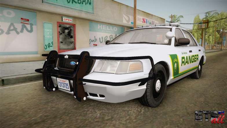 Ford Crown Victoria Police для GTA San Andreas - передняя часть