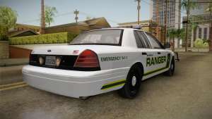 Ford Crown Victoria Police для GTA San Andreas - задняя часть