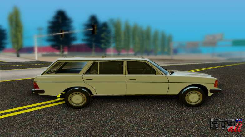 Mercedes-Benz W123 Wagon для GTA San Andreas - вид сбоку