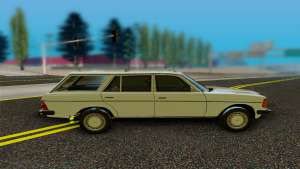 Mercedes-Benz W123 Wagon для GTA San Andreas - вид сбоку