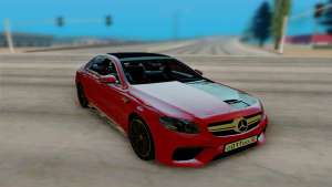 Mercedes-Benz E63 AMG W213 для GTA San Andreas - вид спереди