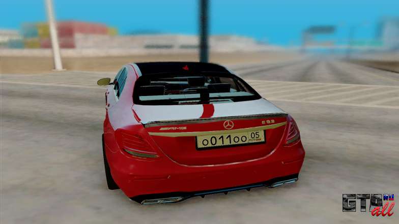 Mercedes-Benz E63 AMG W213 для GTA San Andreas - вид сзади