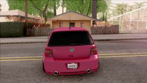 Volkswagen Golf R32 для GTA San Andreas - вид сзади