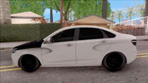 Lada Vesta для GTA San Andreas - вид сбоку