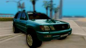 Lexus LX470 FBI для GTA San Andreas - вид спереди