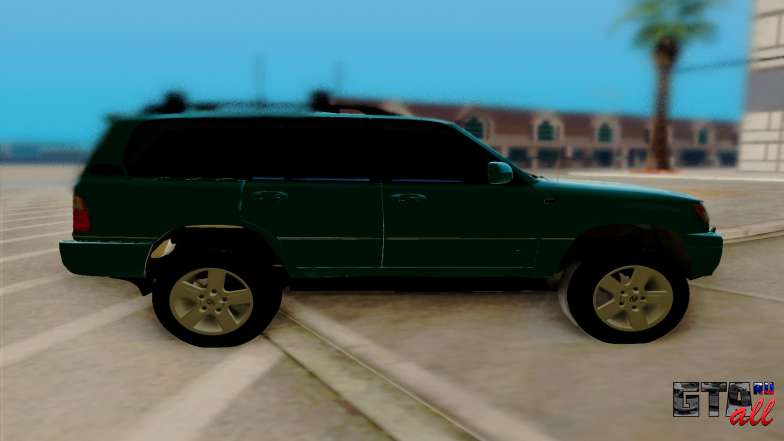 Lexus LX470 FBI для GTA San Andreas - вид сбоку