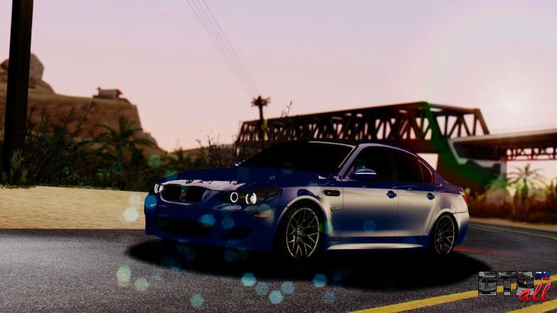 BMW M5 E60 для GTA San Andreas - вид спереди