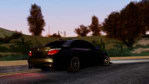 BMW M5 E60 для GTA San Andreas - вид сзади