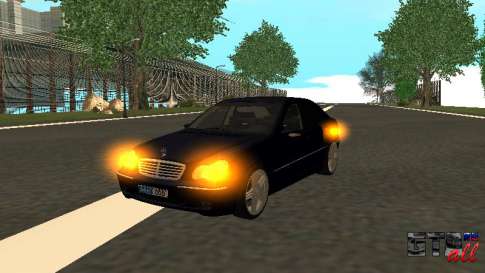 Mercedes-Benz C180 Armenian для GTA San Andreas - вид спереди