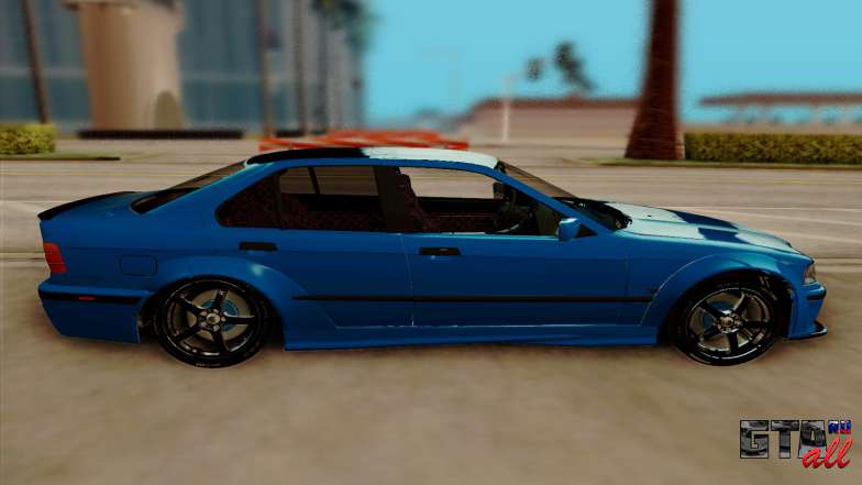 BMW M3 E36 для GTA San Andreas - вид сбоку