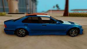 BMW M3 E36 для GTA San Andreas - вид сбоку