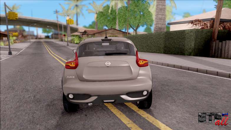 Nissan Juke для GTA San Andreas - вид сзади