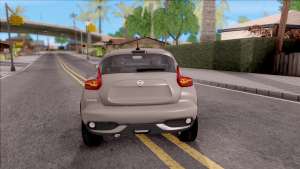 Nissan Juke для GTA San Andreas - вид сзади