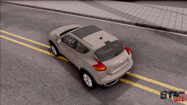 Nissan Juke для GTA San Andreas - вид сверху