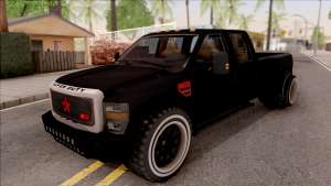 Ford F-350 Super Duty Low Style для GTA San Andreas - вид спереди