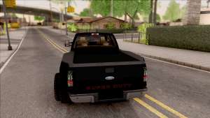 Ford F-350 Super Duty Low Style для GTA San Andreas - вид сзади