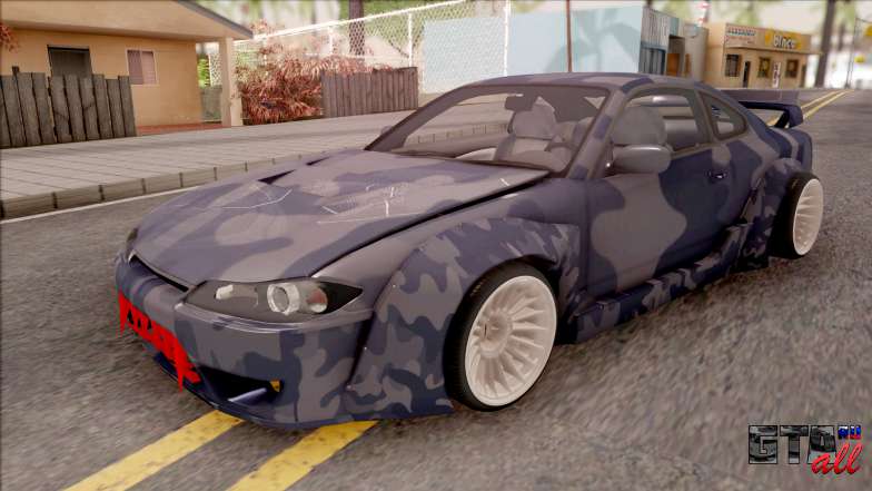 Nissan Silvia S15 для GTA San Andreas - вид спереди