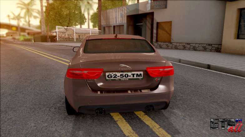 Jaguar XE-S 2015 для GTA San Andreas - вид сзади