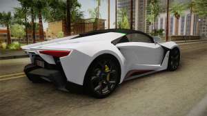 W Motors - Fenyr Supersports 2017 Dubai Plate для GTA San Andreas - задняя часть