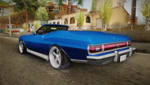 Ford Gran Torino Cabrio 1975 для GTA San Andreas - вид сзади