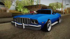 Ford Gran Torino Cabrio 1975 для GTA San Andreas - передняя часть