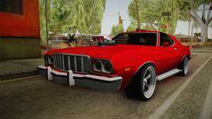 Ford Gran Torino 1975 v2 для GTA San Andreas - вид спереди