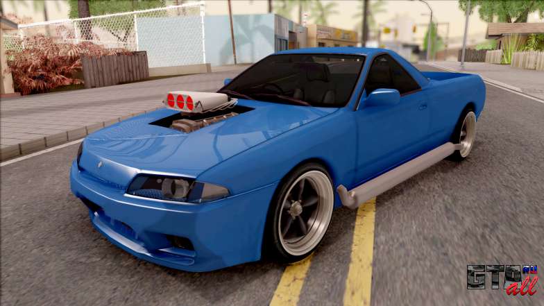 Nissan Skyline R32 Pickup для GTA San Andreas - вид спереди