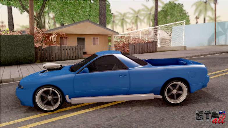 Nissan Skyline R32 Pickup для GTA San Andreas - вид сбоку