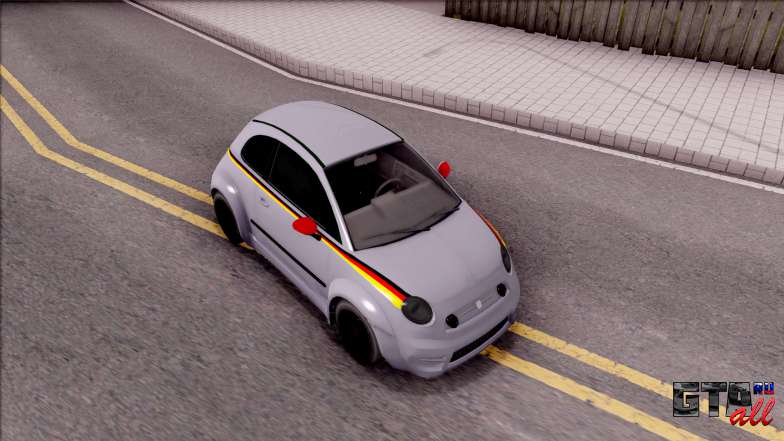 Fiat 500 Abarth для GTA San Andreas - общий вид