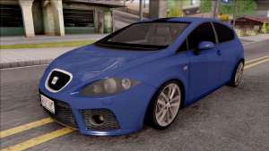 Seat Leon Cupra для GTA San Andreas - вид спереди