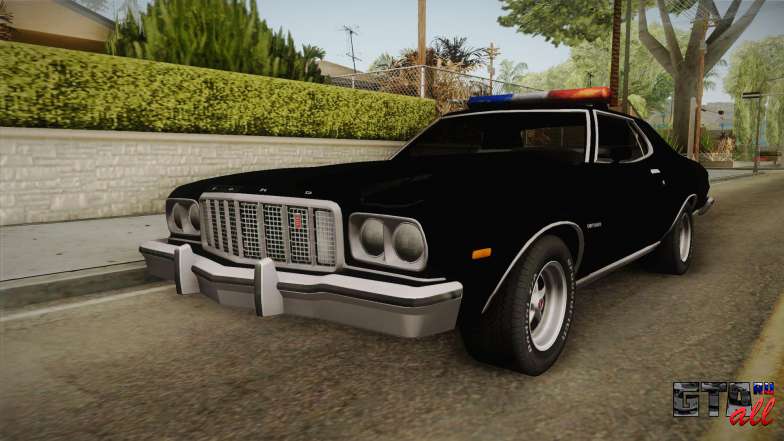 Ford Gran Torino Police LVPD 1975 для GTA San Andreas - общий вид