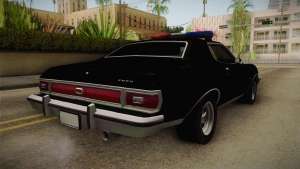 Ford Gran Torino Police LVPD 1975 для GTA San Andreas - задняя часть