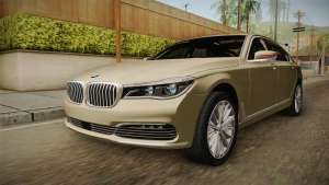 BMW 7-series G12 Long 2016 для GTA San Andreas - общий вид