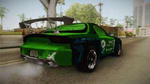 Mazda RX-7 для GTA San Andreas - спойлер