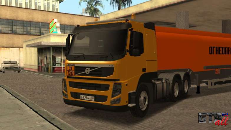 Volvo FM13 для GTA San Andreas - вид спереди