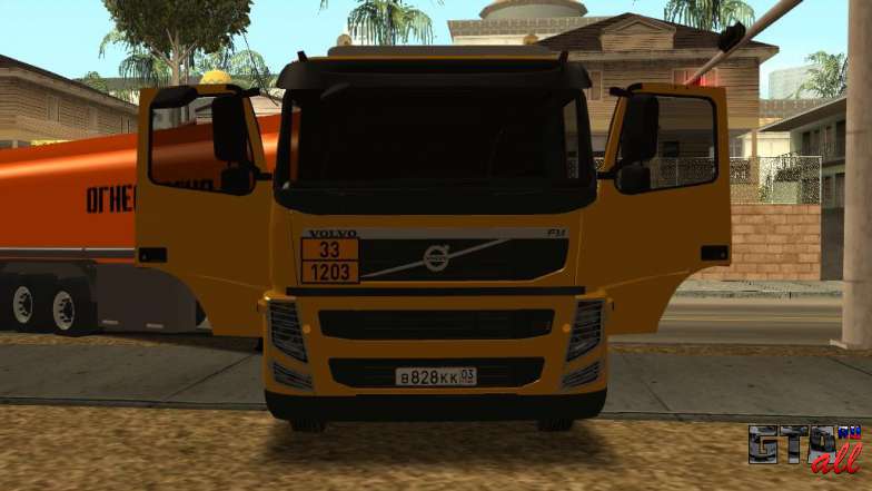 Volvo FM13 для GTA San Andreas - открытые двери