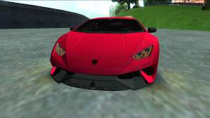 Lamborghini Huracan Performante 2018 для GTA San Andreas - передняя часть