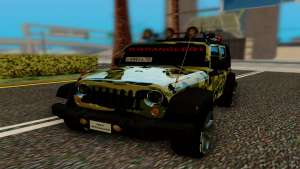 Jeep Wrangler для GTA San Andreas - общий вид