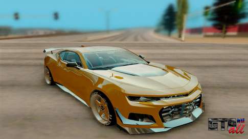 Chevrolet Camaro ZL1 2018 для GTA San Andreas - вид спереди