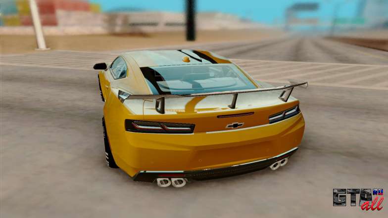 Chevrolet Camaro ZL1 2018 для GTA San Andreas - вид сзади