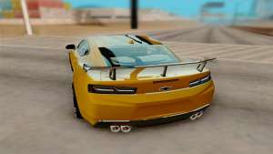 Chevrolet Camaro ZL1 2018 для GTA San Andreas - вид сзади