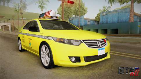 Honda Accord 2010 Taxi для GTA San Andreas - вид спереди