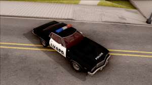 Ford Gran Torino Police LVPD 1975 v2 для GTA San Andreas - общий вид