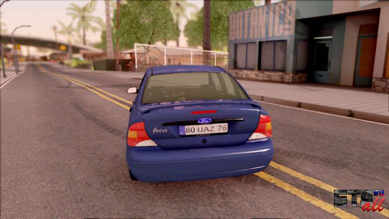 Ford Focus Sedan 2000 для GTA San Andreas - вид сзади