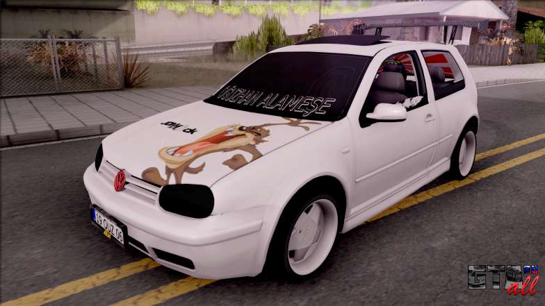 Volkswagen Golf 4 для GTA San Andreas - вид спереди