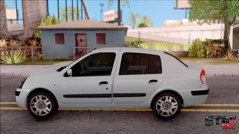 Renault Clio Sedan 2006 для GTA San Andreas - вид сбоку