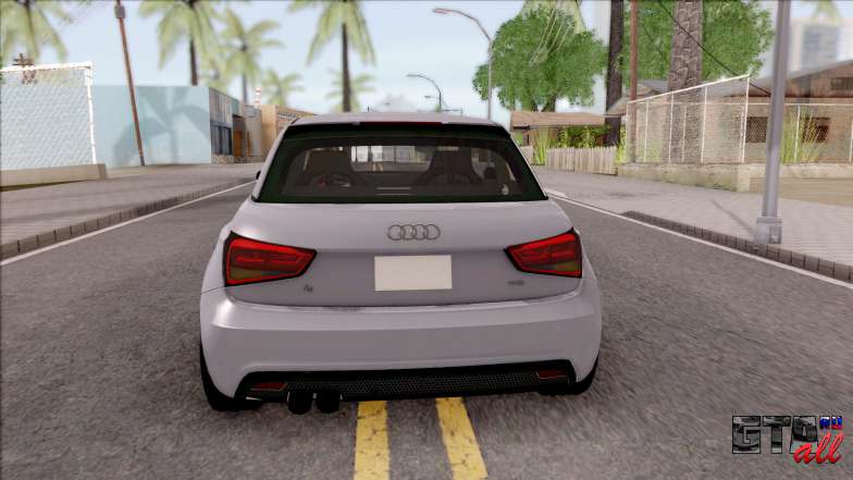 Audi A1 S-Line 2011 для GTA San Andreas - вид сзади