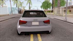 Audi A1 S-Line 2011 для GTA San Andreas - вид сзади