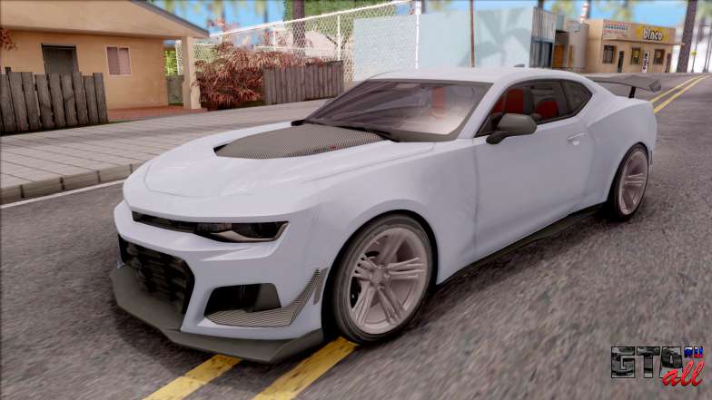 Chevrolet Camaro ZL1 1LE 2018 для GTA San Andreas - вид спереди