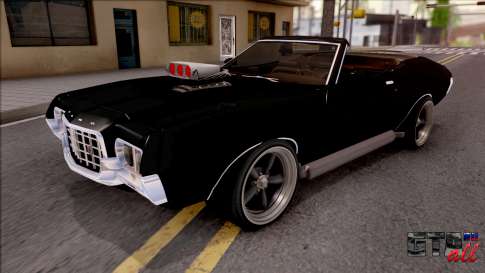 Ford Gran Torino Cabrio 1972 для GTA San Andreas - вид спереди